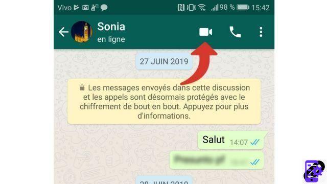 How to make a video call on WhatsApp?