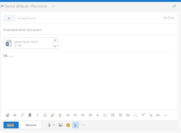 Como enviar um documento do Word por e-mail