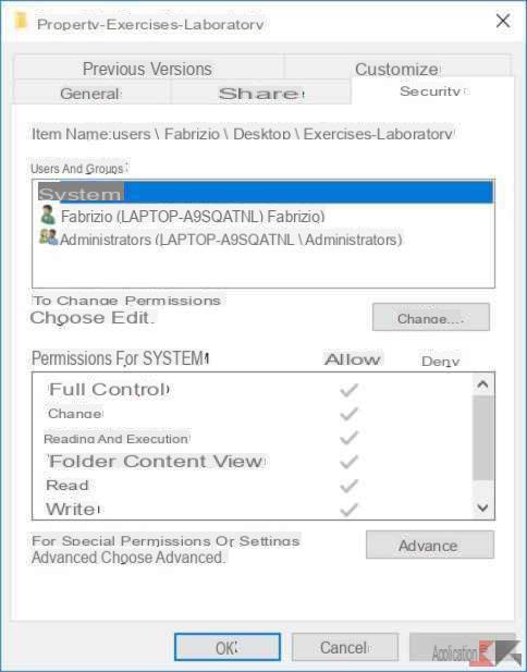 Creare cartelle Windows che non si cancellano