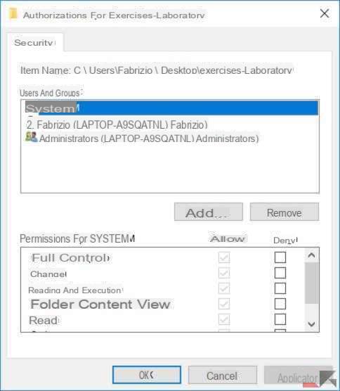 Creare cartelle Windows che non si cancellano