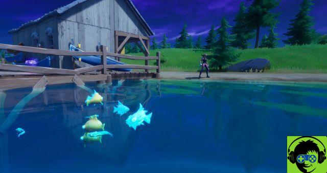 Como pescar peixes com explosivos em Fortnite Capítulo 2 Temporada 2