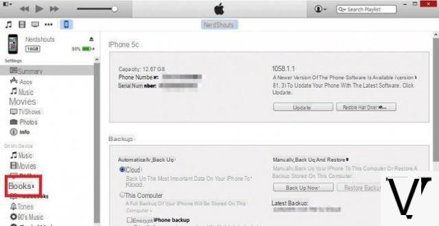 Exporter des iBooks vers PC et Mac -