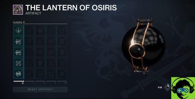 How to unlock the Artifact Lantern of Osiris in Destiny 2