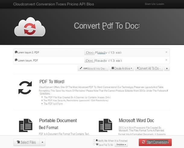 Turn PDF into Word