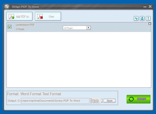 Turn PDF into Word