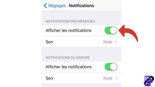 Como ativo as notificações do WhatsApp?