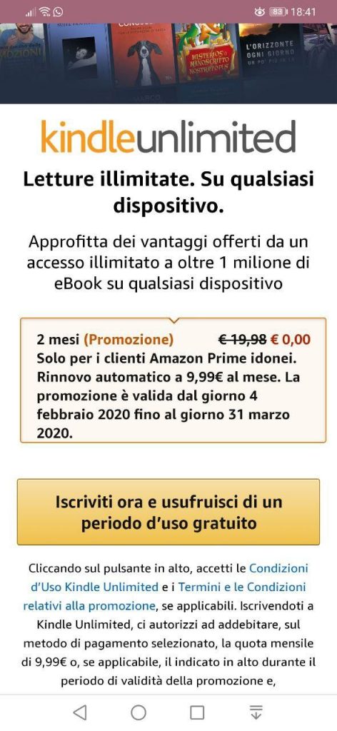 Kindle Unlimited gratis durante 2 meses: la nueva promoción de Amazon