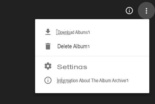 How to find all the photos saved by Google in the archive