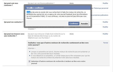 Manage Facebook privacy settings