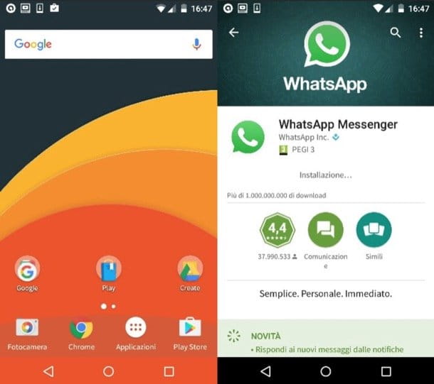 Comment installer WhatsApp