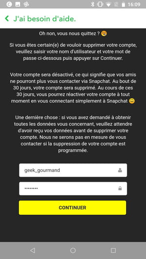 Eliminar una cuenta de Snapchat: cómo cerrarla fácilmente