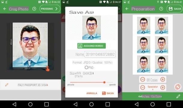 Aplicativo de fotos para passaporte