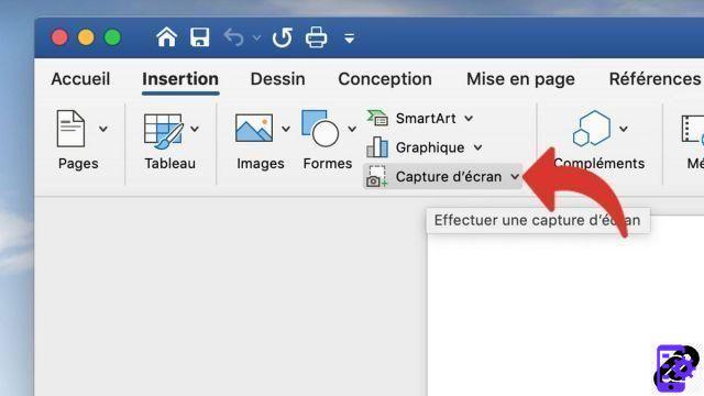 How to quickly insert screenshot in Word?