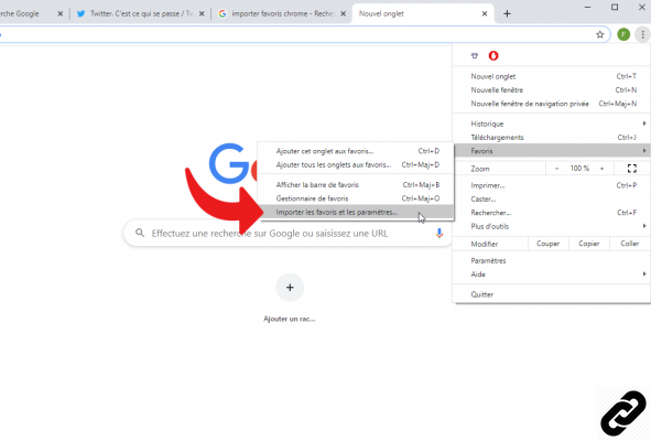 How to import and export your favorites on Google Chrome?