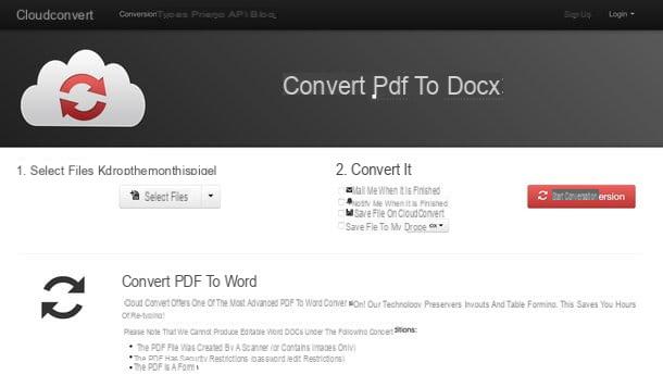 PDF para Word