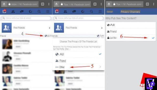 How to hide Facebook friends and accepted friendships