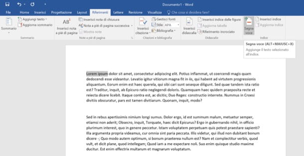 Cómo crear un índice de Word