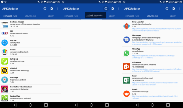 APKUpdater, o cómo actualizar sus aplicaciones sin Google Play Store - Tutorial