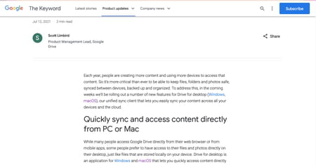 Use o Google Drive no PC e Mac