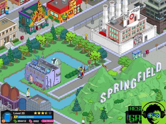 Trucs I Simpson Springfield pour Android et IOS