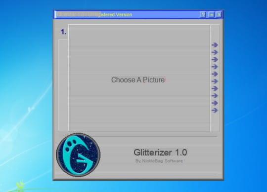 Programas de glitter para fotos