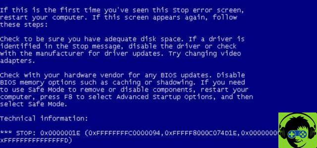 How to fix the 0x0000000000e blue screen error in Windows 10