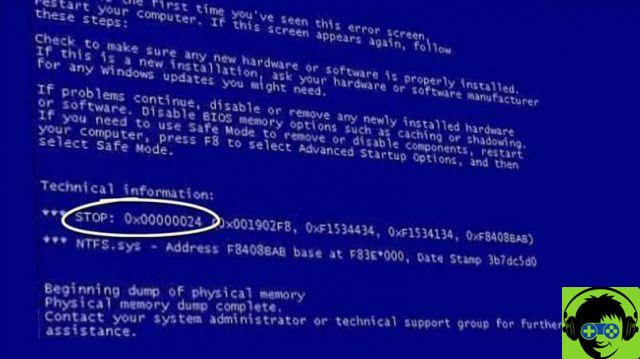 Como corrigir o erro de tela azul 0x0000000000e no Windows 10