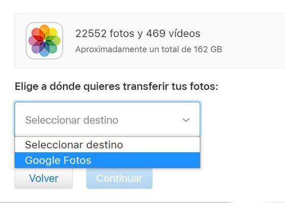 Como gastar fotos do iCloud para Android com o Google Fotos