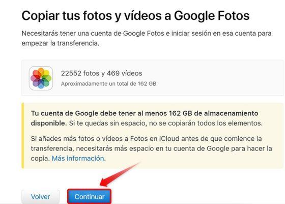 Cómo pasar fotos de ICloud a Android con Google Photos