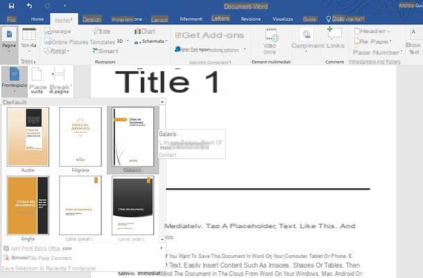 How to add a page in Word