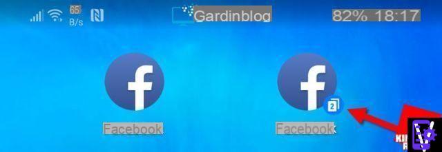 Log in to Facebook with another account on Android