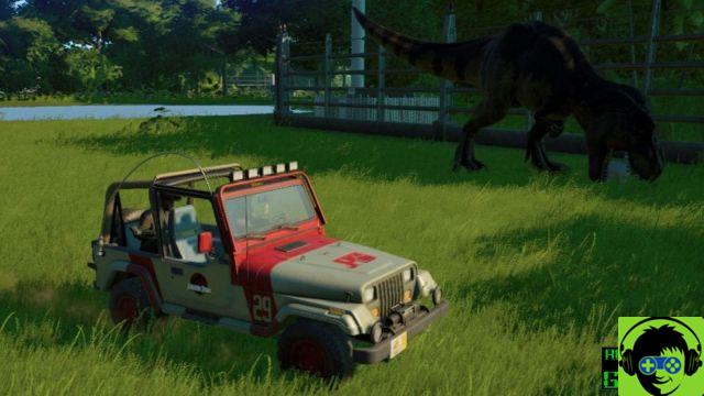 Jurassic World Evolution Como Desbloquear a Skin do Jeep