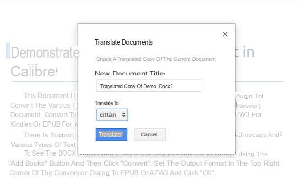 Comment traduire un document Word