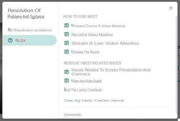 Google Meet: solución de problemas y ayuda
