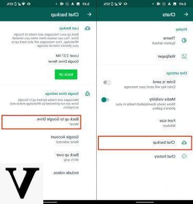 Copia de seguridad de WhatsApp para Android