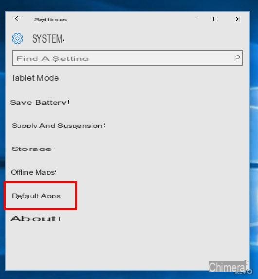 Change default browser in Windows 10