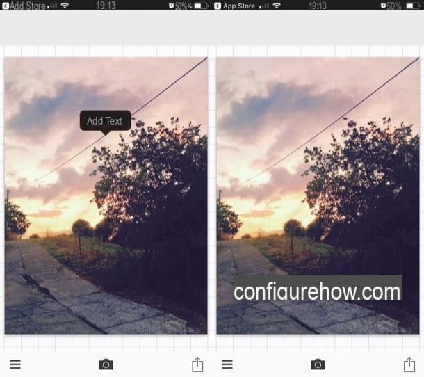Come modificare le foto con le scritte