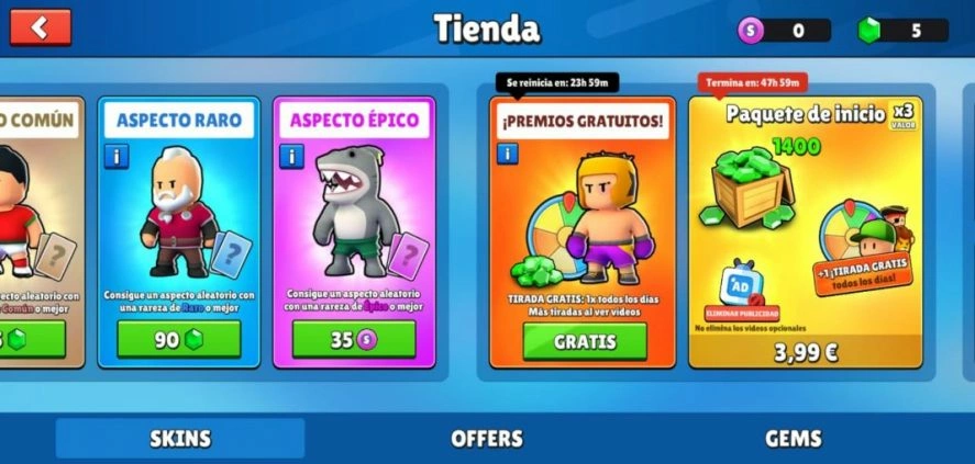 Cómo conseguir gemas gratis en Stumble Guys