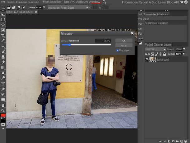 Come pixellare una foto