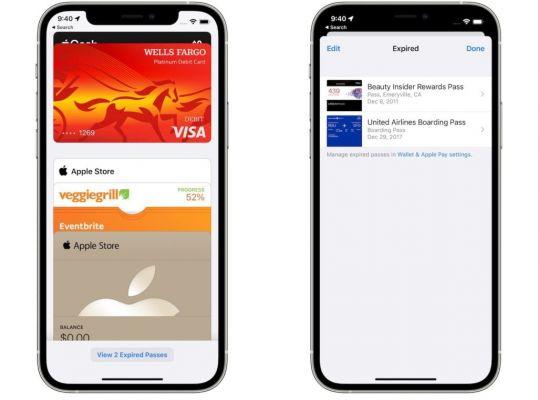 iOS 15 stockera automatiquement les billets expirés et les billets dans Wallet