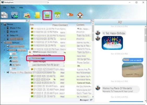 Como imprimir o bate-papo do Facebook Messenger no PC / Mac -