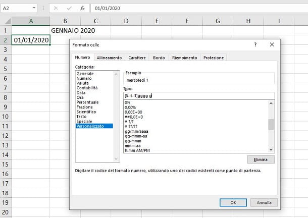 How to create a calendar in Excel