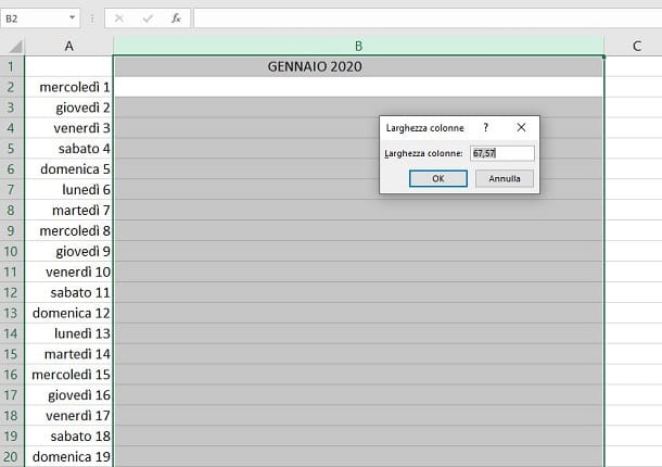 Como criar um calendário no Excel