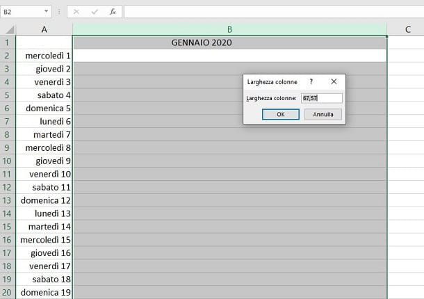 Cómo crear un calendario en Excel