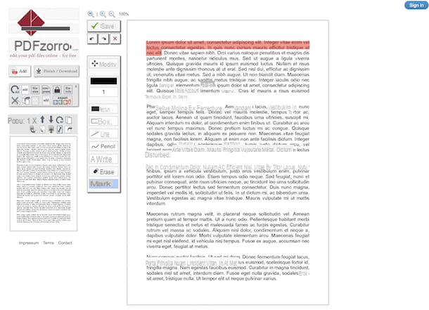 Programmi per evidenziare PDF