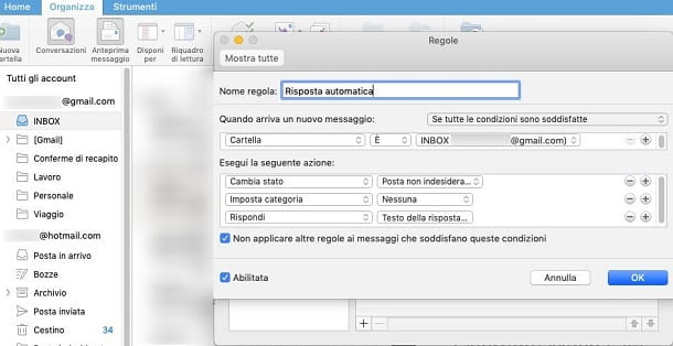 Como configurar a resposta automática do Outlook