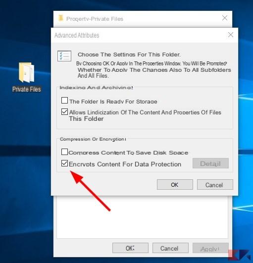 Come cifrare i file su Windows con EFS