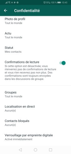 WhatsApp: how to activate fingerprint unlock on Android