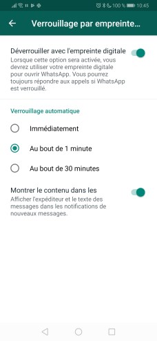 WhatsApp: cómo activar el desbloqueo de huellas dactilares en Android