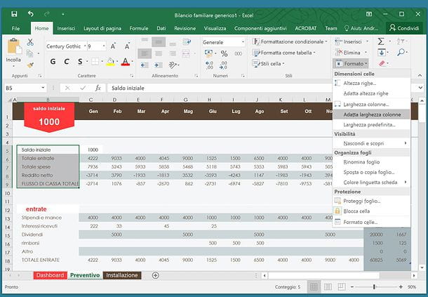 How to Fit Excel Cells to Content